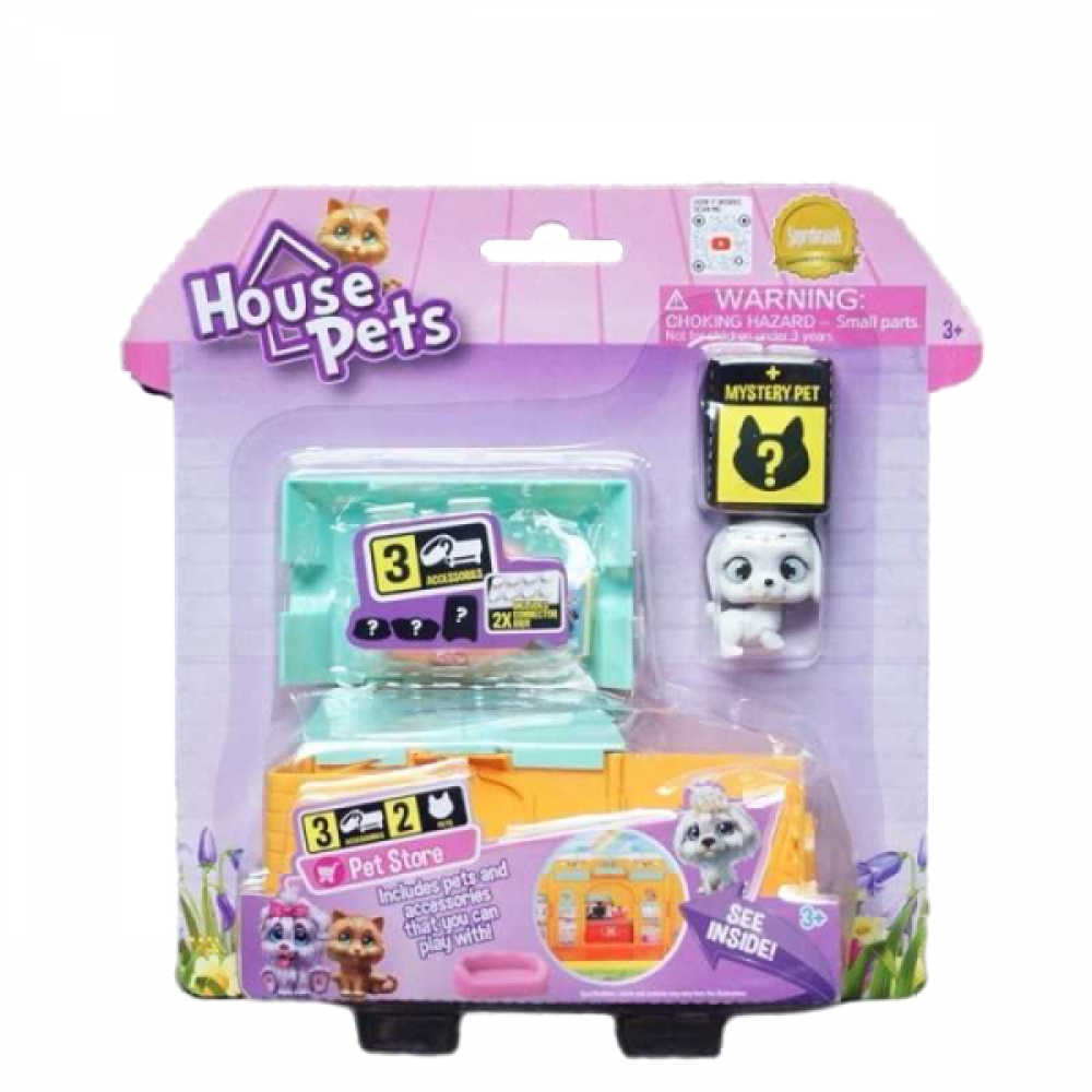 HOUSE PETS PLAYSET PET STORE 2 ΣΧΕΔΙΑ (1060)