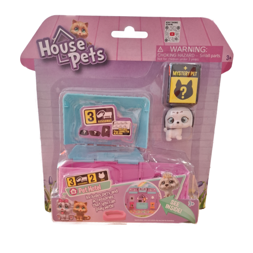 HOUSE PETS PLAYSET PET HOTEL 2 ΣΧΕΔΙΑ (1060)