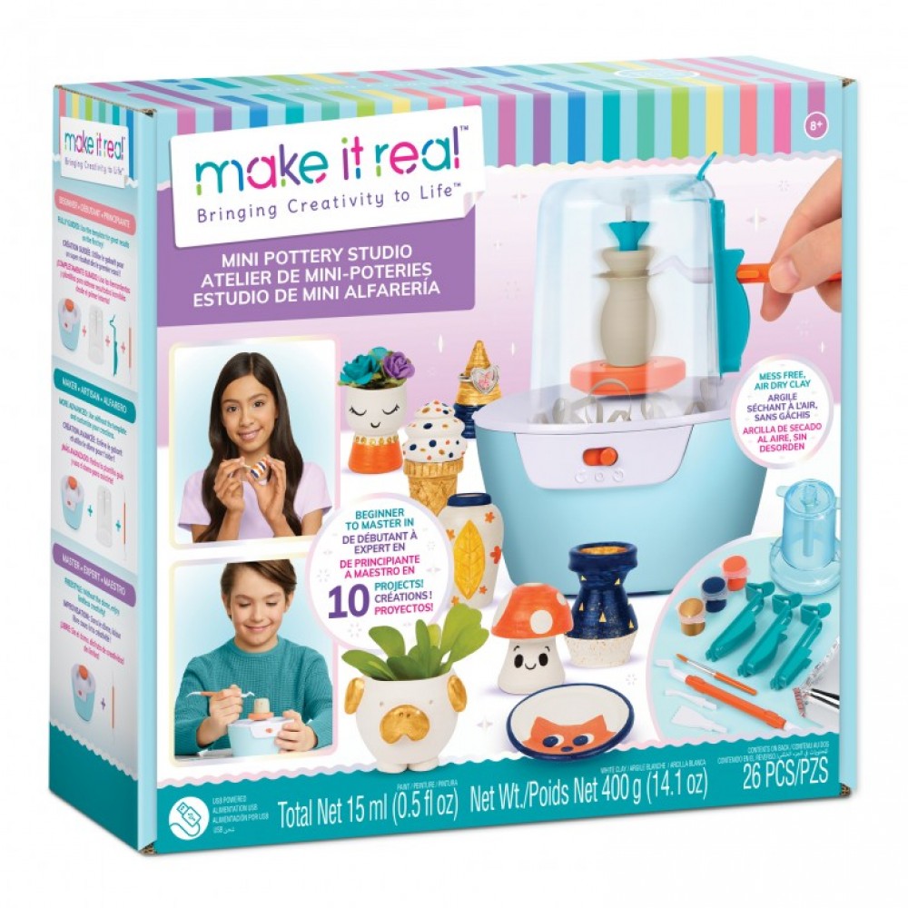 MAKE IT REAL MINI POTTERY STUDIO (1465)