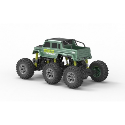 RW ΤΗΛΕΚΑΥΤΕΘΥΝΟΜΕΝΟ 1:8  TRUCK CLIMBER 6x6 USB RECHARGEABLE ΠΡΑΣΙΝΟ (26611B)