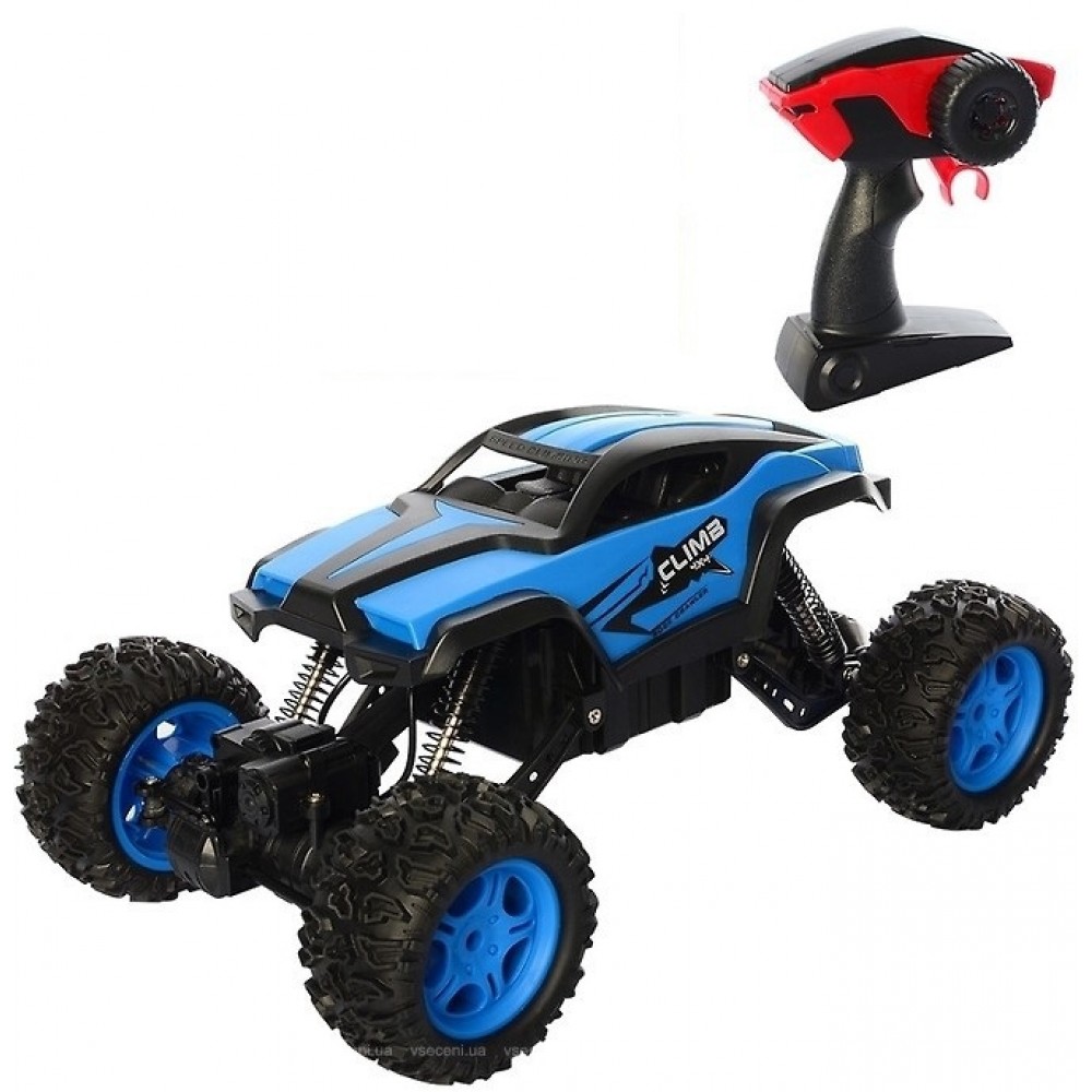 RW ΤΗΛΕΚΑΥΤΕΘΥΝΟΜΕΝΟ 1:12 MONSTER TRUCK 4WD USB RECHARGEABLE ΜΠΛΕ (26618B)