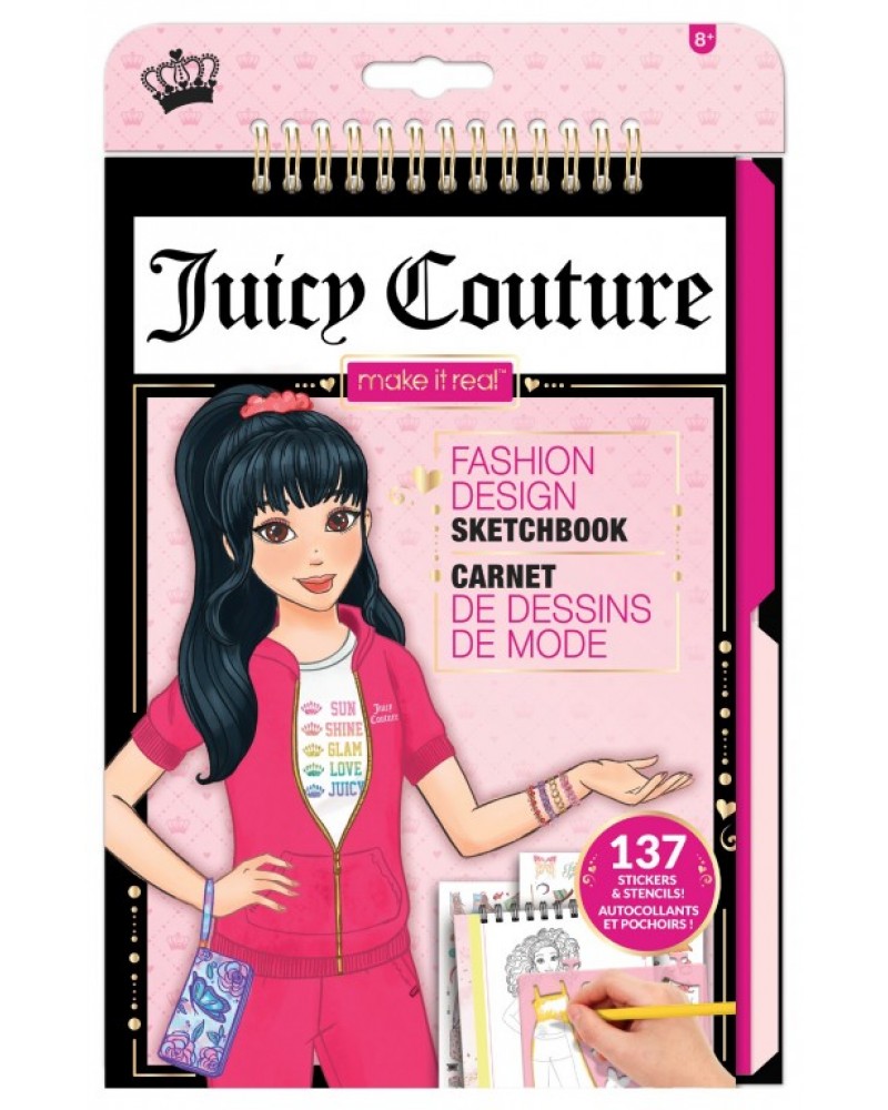 MAKE IT REAL  JUICY COUTURE FASHION DESIGN SKETCHBOOK (4426)