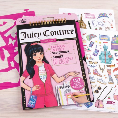 MAKE IT REAL  JUICY COUTURE FASHION DESIGN SKETCHBOOK (4426)