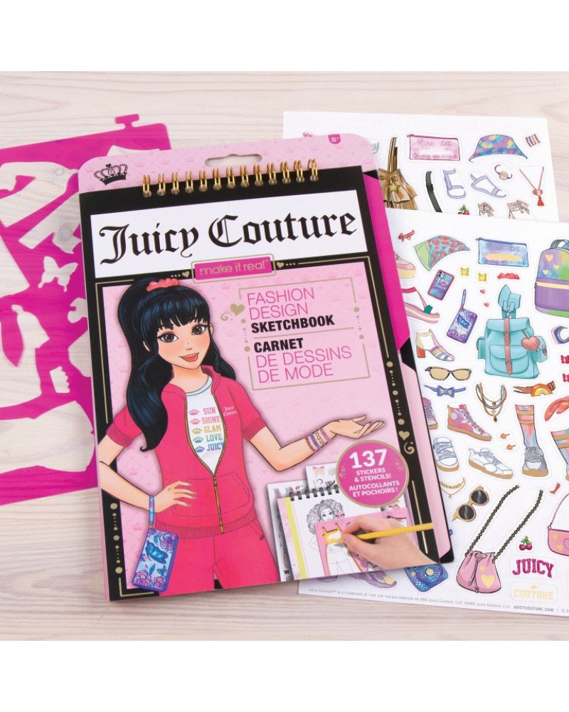 MAKE IT REAL  JUICY COUTURE FASHION DESIGN SKETCHBOOK (4426)