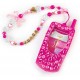 MAKE IT REAL JUICY COUTURE DIAL UP THE STYLE LIP GLOSS PHONE & DIY LANYARD (4473)