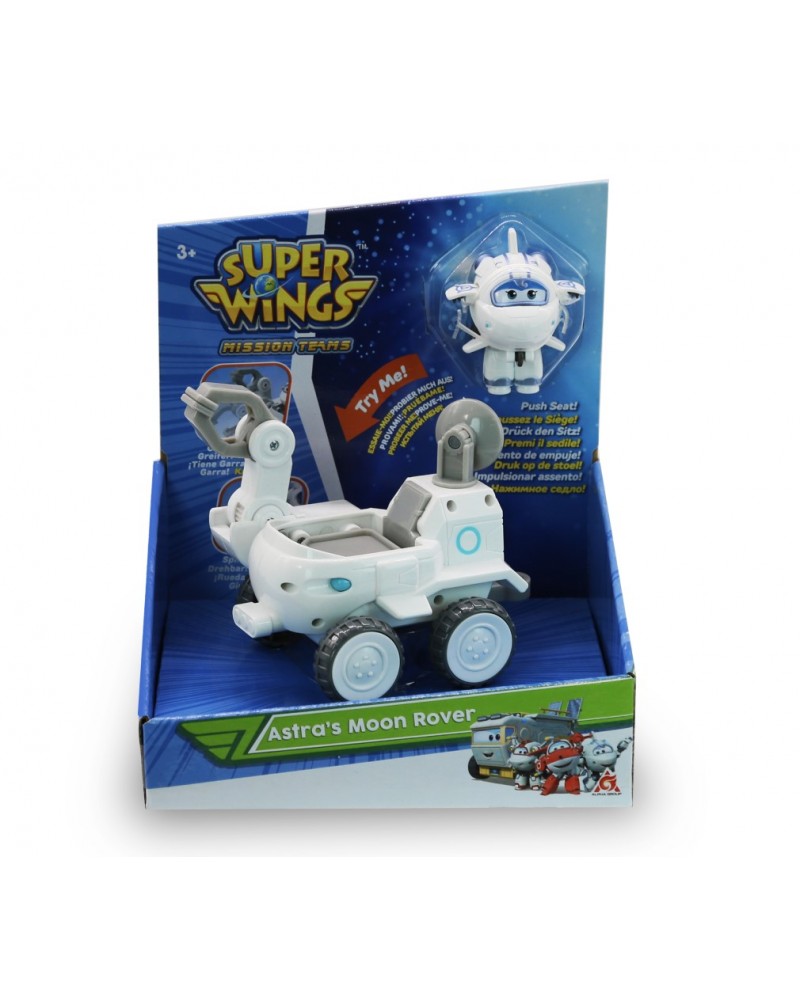 Super Wings Transform a  Βot single Vehicle Astra's Moon Rover (730840-4)