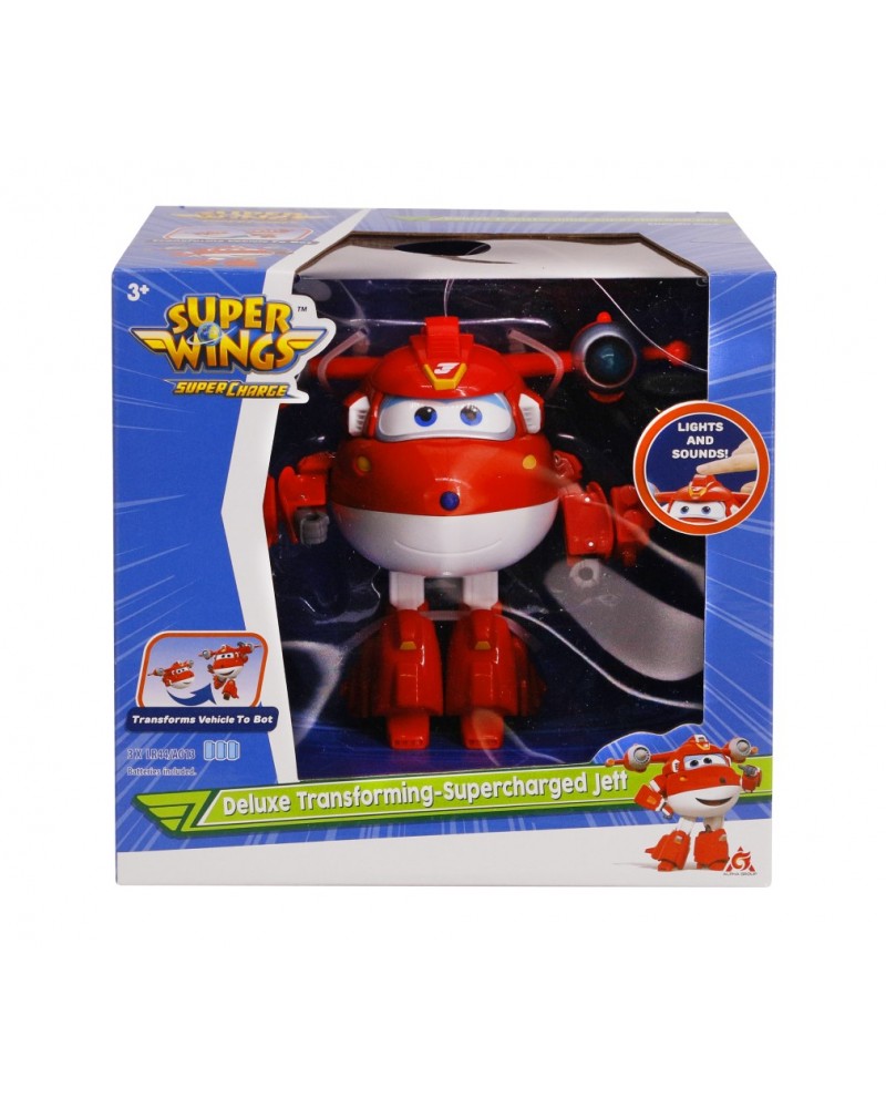Super Wings SuperCharge Deluxe Transforming Jett (740430)