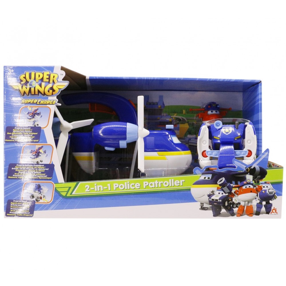 Super Wings SuperCharge 2 in 1 Police Patroller (740834)