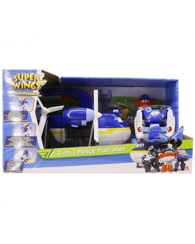 Super Wings SuperCharge 2 in 1 Police Patroller (740834)