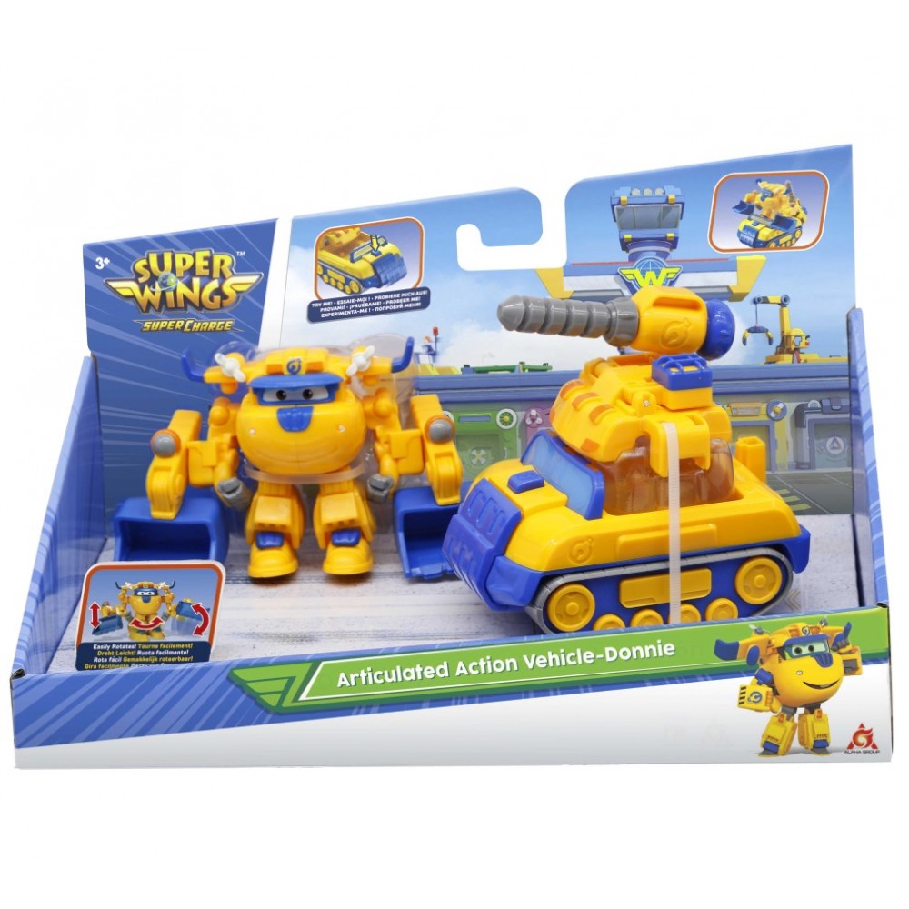 Super Wings SuperCharge Articulated Action Vehicle Donnie (740990)