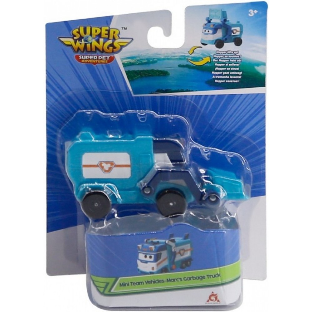 SUPER WINGS SUPER PET MINI VEHICLE MARC'S GARBAGE TRUCK (770130)