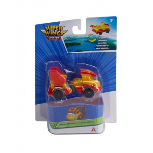 SUPER WINGS SUPER PET MINI VEHICLE GOLDEN WHEELS (770130)