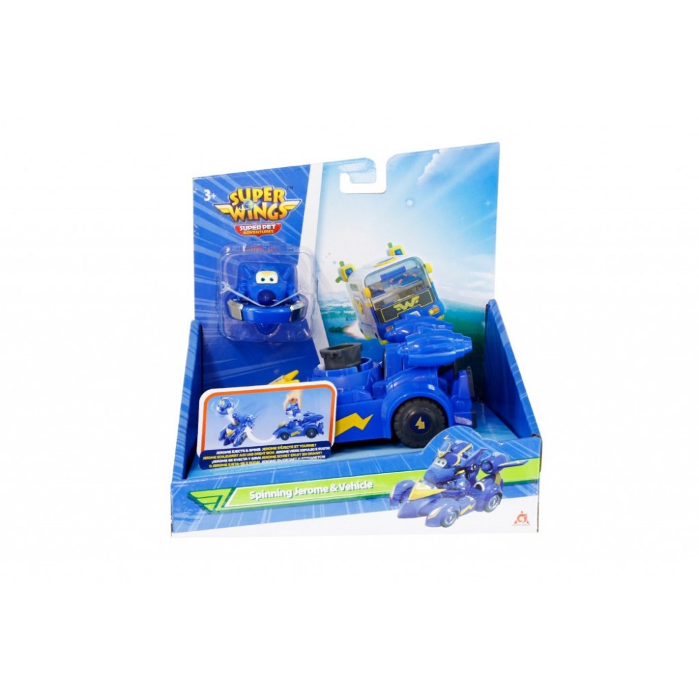 SUPER WINGS SUPER PET FREE WHEEL VEHICLE JEROME (770310)