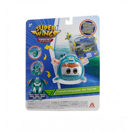 SUPER WINGS SUPER PET TRANSFORMING ROBOT DIZZY PET (770600)