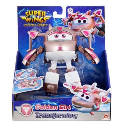 SUPER WINGS ELECTRIC HEROES TRANSFORMING 15ΕΚ. GOLDEN GIRL (780233)