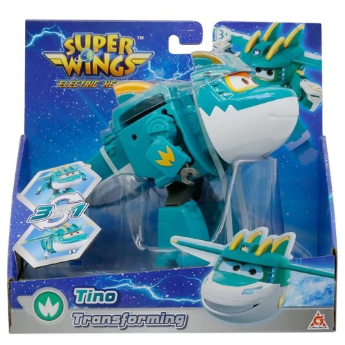 SUPER WINGS ELECTRIC HEROES TRANSFORMING 15ΕΚ. TINO (780237)