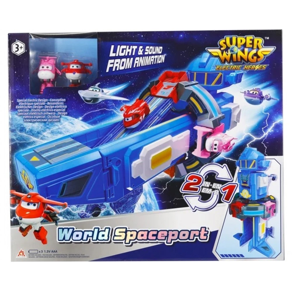 SUPER WINGS ELECTRIC HEROES WORLD SPACEPORT (780810)