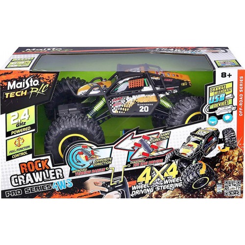 MAISTO TECH ROCK CRAWLER PRO SEIRES 4WS USB (81334)