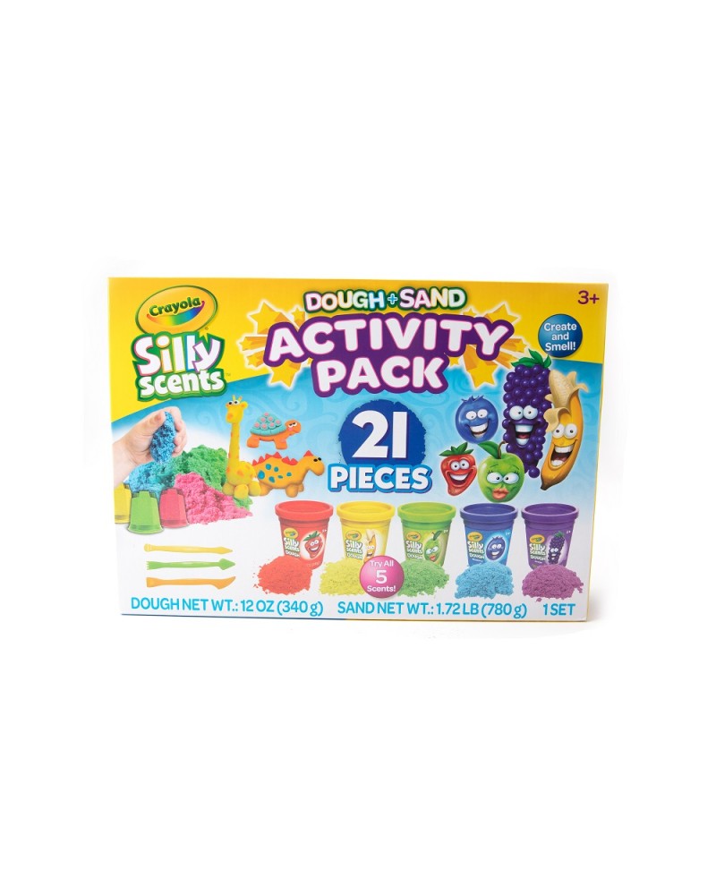 CRAYOLA SILLY SCENTS DOUGH & SAND SET(2339)