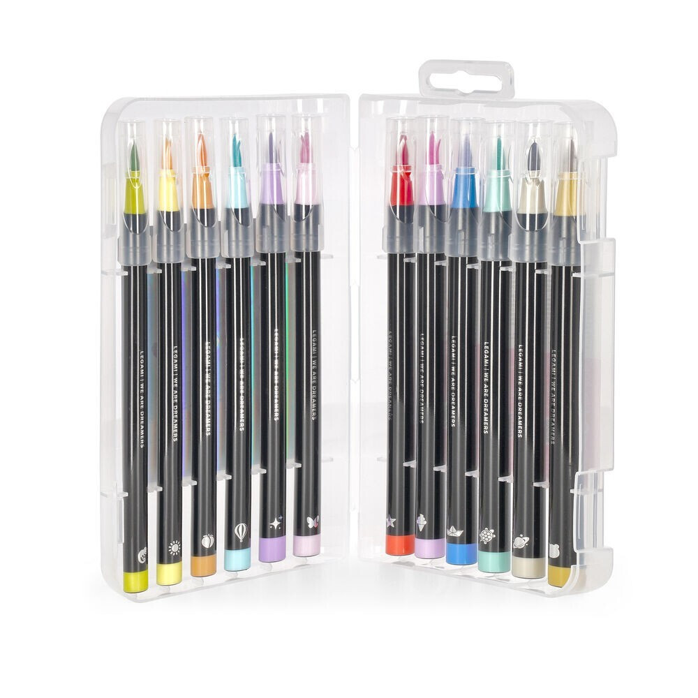 LEGAMI ΣΕΤ ΜΕ 12 BRUSH MARKERS PASTELCOLOURS (BUMA0002)