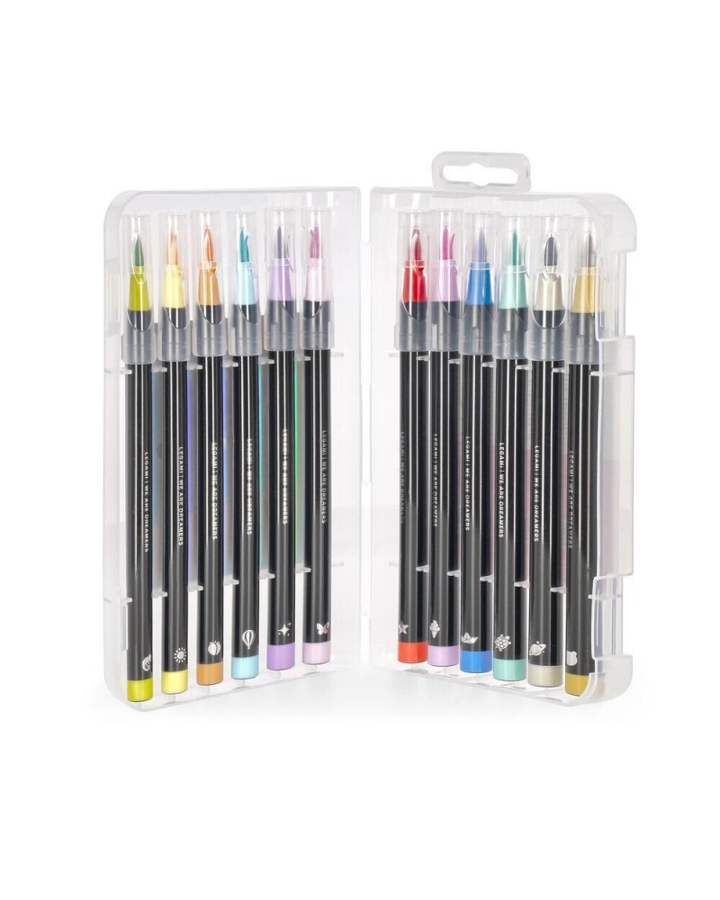 LEGAMI ΣΕΤ ΜΕ 12 BRUSH MARKERS PASTELCOLOURS (BUMA0002)