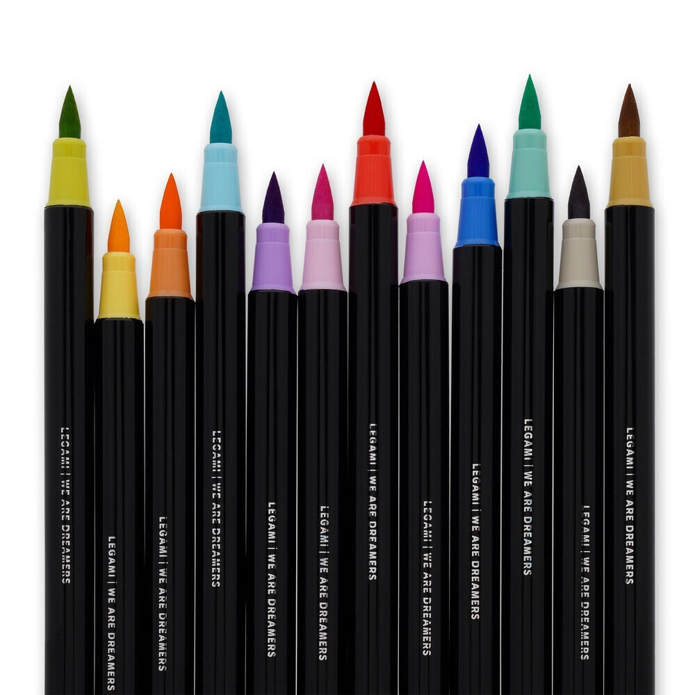 LEGAMI ΣΕΤ ΜΕ 12 BRUSH MARKERS PASTELCOLOURS (BUMA0002)