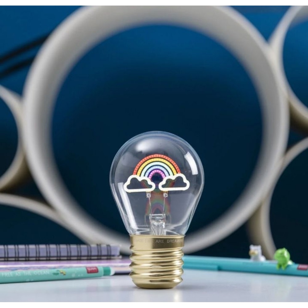 LEGAMI BULB FICTION ΔΙΑΚΟΣΜΗΤΙΚΟ ΕΠΙΤΡΑΠΕΖΙΟ ΦΩΤΙΣΤΙΚΟ ΣΕ ΣΧΗΜΑ ΛΑΜΠΑΣ ΟΥΡΑΝΙΟ ΤΟΞΟ (CLB0008)