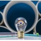 LEGAMI BULB FICTION ΔΙΑΚΟΣΜΗΤΙΚΟ ΕΠΙΤΡΑΠΕΖΙΟ ΦΩΤΙΣΤΙΚΟ ΣΕ ΣΧΗΜΑ ΛΑΜΠΑΣ ΟΥΡΑΝΙΟ ΤΟΞΟ (CLB0008)