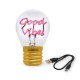 LEGAMI BULB FICTION ΔΙΑΚΟΣΜΗΤΙΚΟ ΕΠΙΤΡΑΠΕΖΙΟ ΦΩΤΙΣΤΙΚΟ ΣΕ ΣΧΗΜΑ ΛΑΜΠΑΣ GOOD VIBES (CLB0016)