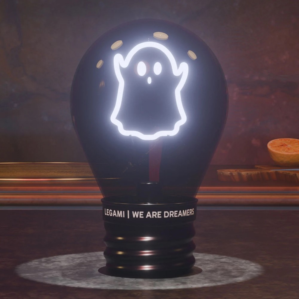 LEGAMI HALLOWEEN ΔΙΑΚΟΣΜΗΤΙΚΟ ΕΠΙΤΡΑΠΕΖΙΟ ΦΩΤΙΣΤΙΚΟ ΜΕ ΛΑΜΠΑ BULB FICTION GHOST (CLB0018)
