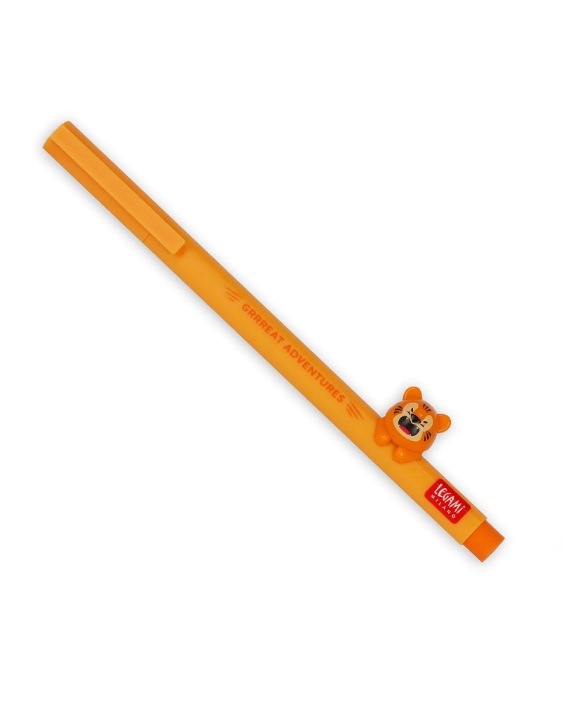 LEGAMI ΣΤΥΛΟ GEL ΠΟΡΤΟΚΑΛΟ ΜΕΛΑΝΙ ANIMAL DECORATION LOVELY FRIENDS ΤΙΓΡΗΣ (CPP0008)