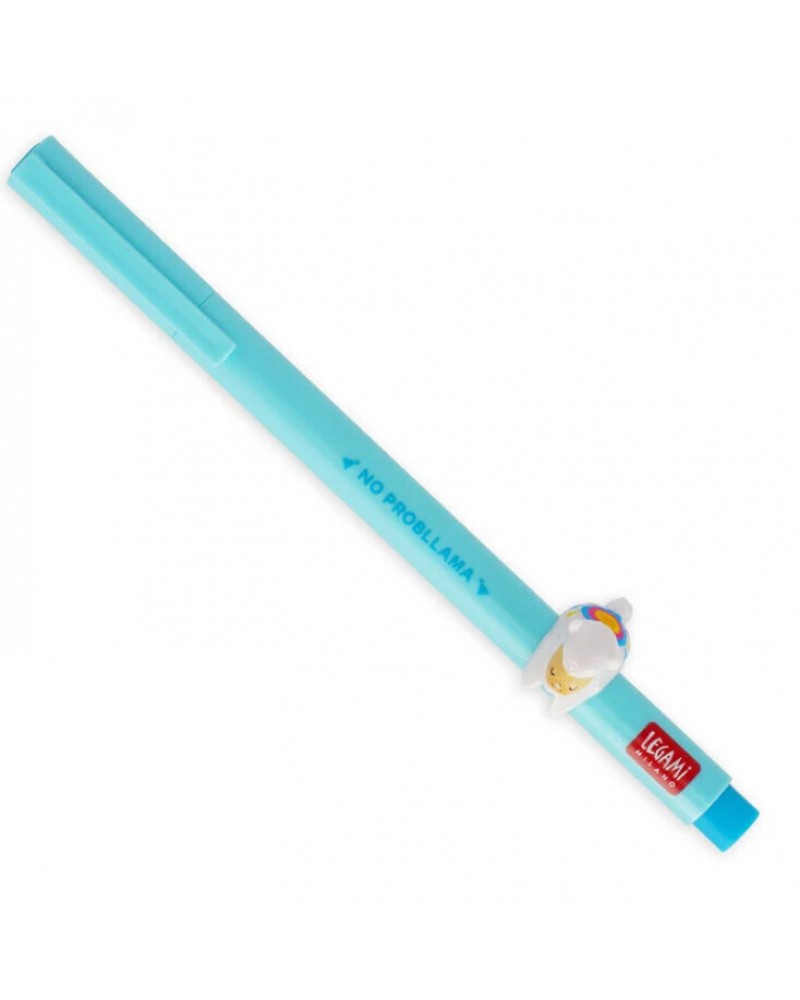 LEGAMI ΣΤΥΛΟ GEL ΓΑΛΑΖΙΟ ΜΕΛΑΝΙ ANIMAL DECORATION LOVELY FRIENDS ΛΑΜΑ (CPP0010)