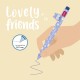 LEGAMI ΣΤΥΛΟ GEL ΜΠΛΕ ΜΕΛΑΝΙ ANIMAL DECORATION LOVELY FRIENDS ΙΠΠΟΠΟΤΑΜΟΣ (CPP0015)
