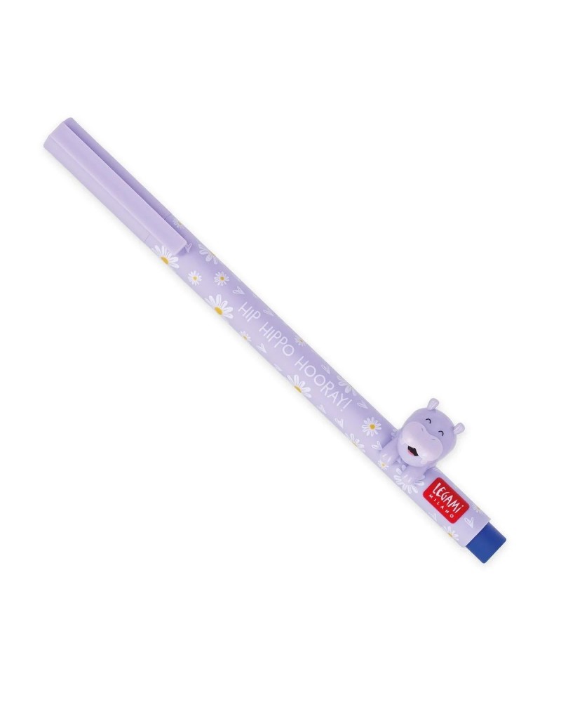 LEGAMI ΣΤΥΛΟ GEL ΜΠΛΕ ΜΕΛΑΝΙ ANIMAL DECORATION LOVELY FRIENDS ΙΠΠΟΠΟΤΑΜΟΣ (CPP0015)