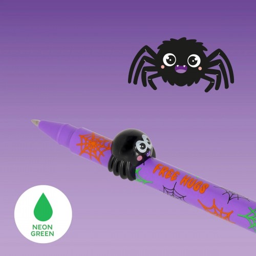 LEGAMI HALLOWEEN ΣΤΥΛΟ GEL ΜΕ ΔΙΑΚΟΣΜΗΤΙΚΗ ΑΡΑΧΝΗ "FREE HUGS" LOVELY FRIENDS (CPP0026)