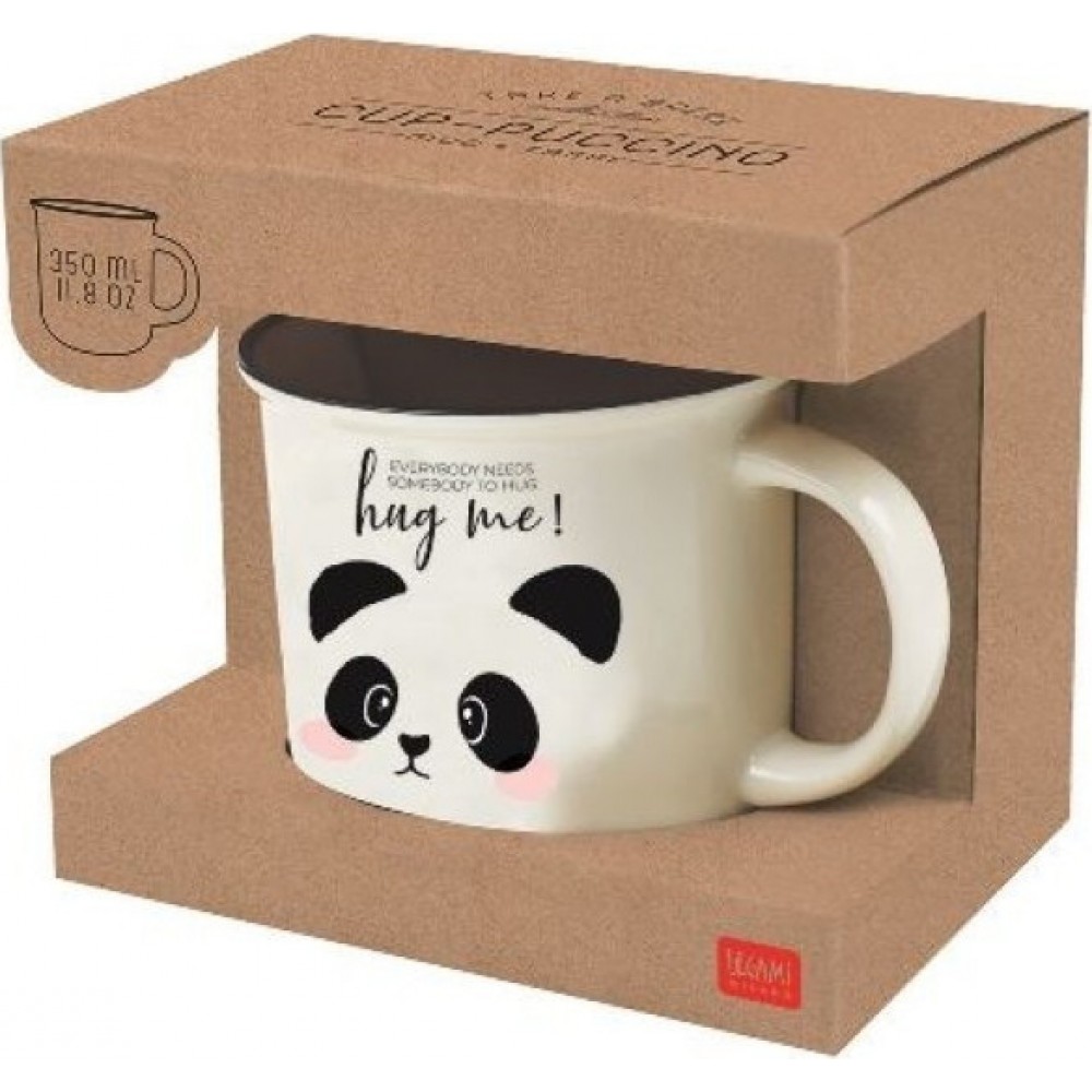 LEGAMI ΚΟΥΠΑ ΚΕΡΑΜΙΚΗ TAKE A BREAK - CUP-PUCCINO MUG - PANDA 350ML (CUP0013)