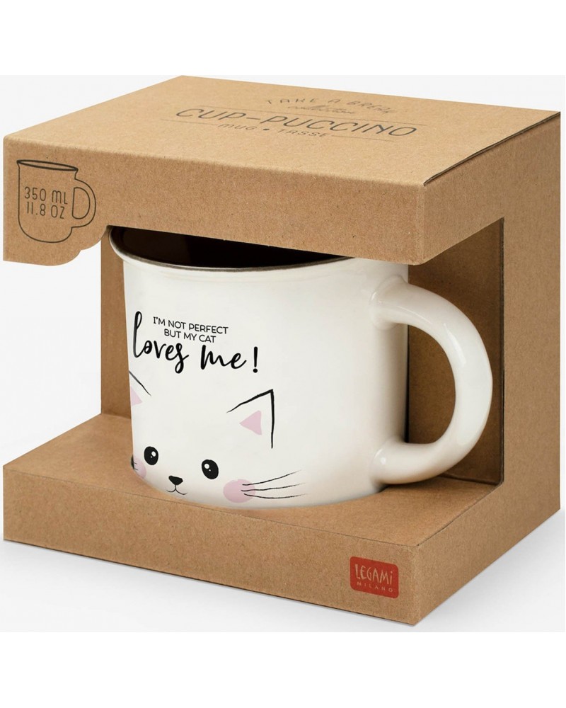 LEGAMI ΚΟΥΠΑ ΚΕΡΑΜΙΚΗ TAKE A BREAK - CUP-PUCCINO MUG - CAT 350ML (CUP0014)