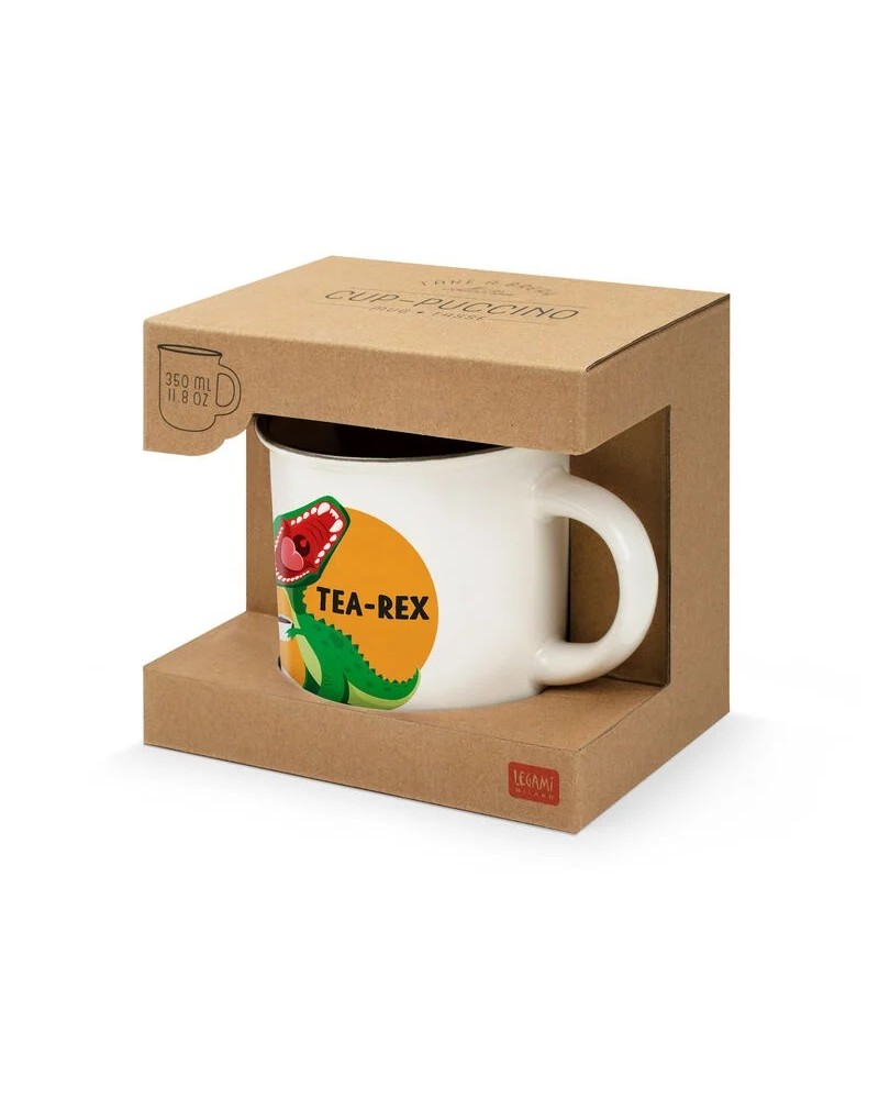 LEGAMI ΚΟΥΠΑ ΚΕΡΑΜΙΚΗ CUP-PUCCINO TAKE A BREAK TEA REX 350ML (CUP0021)