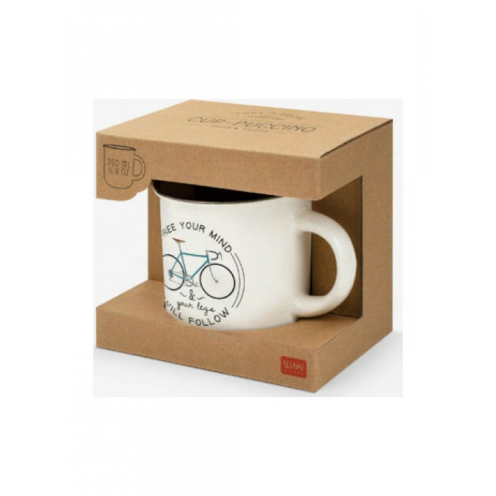 LEGAMI ΚΟΥΠΑ ΚΕΡΑΜΙΚΗ CUP-PUCCINO TAKE A BREAK BIKE 350ML (CUP0024)