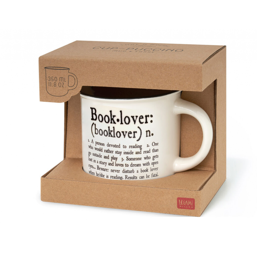 LEGAMI ΚΟΥΠΑ ΠΟΡΣΕΛΑΝΗΣ CUP-PUCCINO BOOK LOVER 350ML (CUP0045)