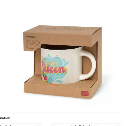 LEGAMI ΚΟΥΠΑ ΠΟΡΣΕΛΑΝΗΣ CUP-PUCCINO DRAMA QUEEN 350ML (CUP0065)