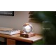 GINGKO AMBER CRYSTAL LIGHT ΚΡΥΣΤΑΛΛΙΝΗ ΣΦΑΙΡΑ ΜΕ ΒΑΣΗ ΣΥΝΝΕΦΟ ΒΡΟΧΗΣ 12ΕΚ (G025RA)