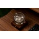 GINGKO AMBER CRYSTAL LIGHT ΚΡΥΣΤΑΛΛΙΝΗ ΣΦΑΙΡΑ ΜΕ ΒΑΣΗ ΗΛΙΑΚΟ ΣΥΣΤΗΜΑ 12ΕΚ (G025SO)