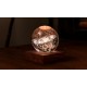 GINGKO AMBER CRYSTAL LIGHT ΚΡΥΣΤΑΛΛΙΝΗ ΣΦΑΙΡΑ ΜΕ ΒΑΣΗ ΗΛΙΑΚΟ ΣΥΣΤΗΜΑ 12ΕΚ (G025SO)