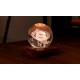 GINGKO AMBER CRYSTAL LIGHT ΚΡΥΣΤΑΛΛΙΝΗ ΣΦΑΙΡΑ ΜΕ ΒΑΣΗ ΚΡΟΝΟΣ 12ΕΚ (G025ST)