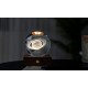 GINGKO AMBER CRYSTAL LIGHT ΚΡΥΣΤΑΛΛΙΝΗ ΣΦΑΙΡΑ ΜΕ ΒΑΣΗ ΚΡΟΝΟΣ 12ΕΚ (G025ST)