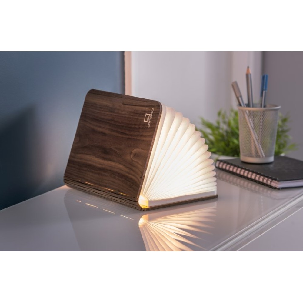 GINGKO ΕΞΥΠΝΟ ΞΥΛΙΝΟ ΜΑΓΝΗΤΙΚΟ ΦΩΤΙΣΤΙΚΟ ΒΙΒΛΙΟ MINI WALNUT 9 x 12,2 x 2,5 ΕΚ (GK12W8)