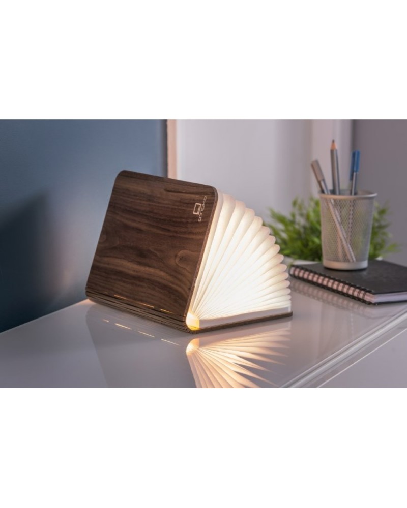 GINGKO ΕΞΥΠΝΟ ΞΥΛΙΝΟ ΜΑΓΝΗΤΙΚΟ ΦΩΤΙΣΤΙΚΟ ΒΙΒΛΙΟ MINI WALNUT 9 x 12,2 x 2,5 ΕΚ (GK12W8)