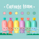 LEGAMI ΣΕΤ ΜΕ 6 ΜΙΝΙ ΥΠΟΓΡΑΜΜΙΣΤΕΣ CARRATE TEAM (HC0001)