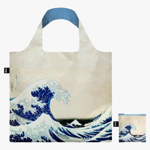 LOQI ΑΝΑΚΥΚΛΩΜΕΝΗ ΤΣΑΝΤΑ 50×42ΕΚ KATSUSHIKA HOKUSAI THE GREAT WAVE (HO.WA.R)